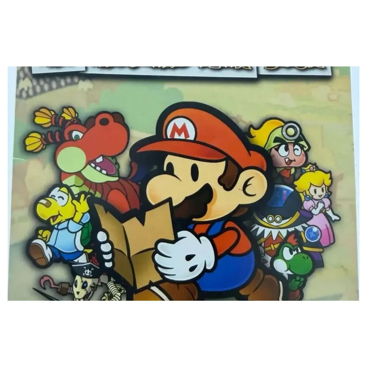 Paper Mario: The Thousand-Year Door — originele handleiding GameCube Label — Met handleiding
