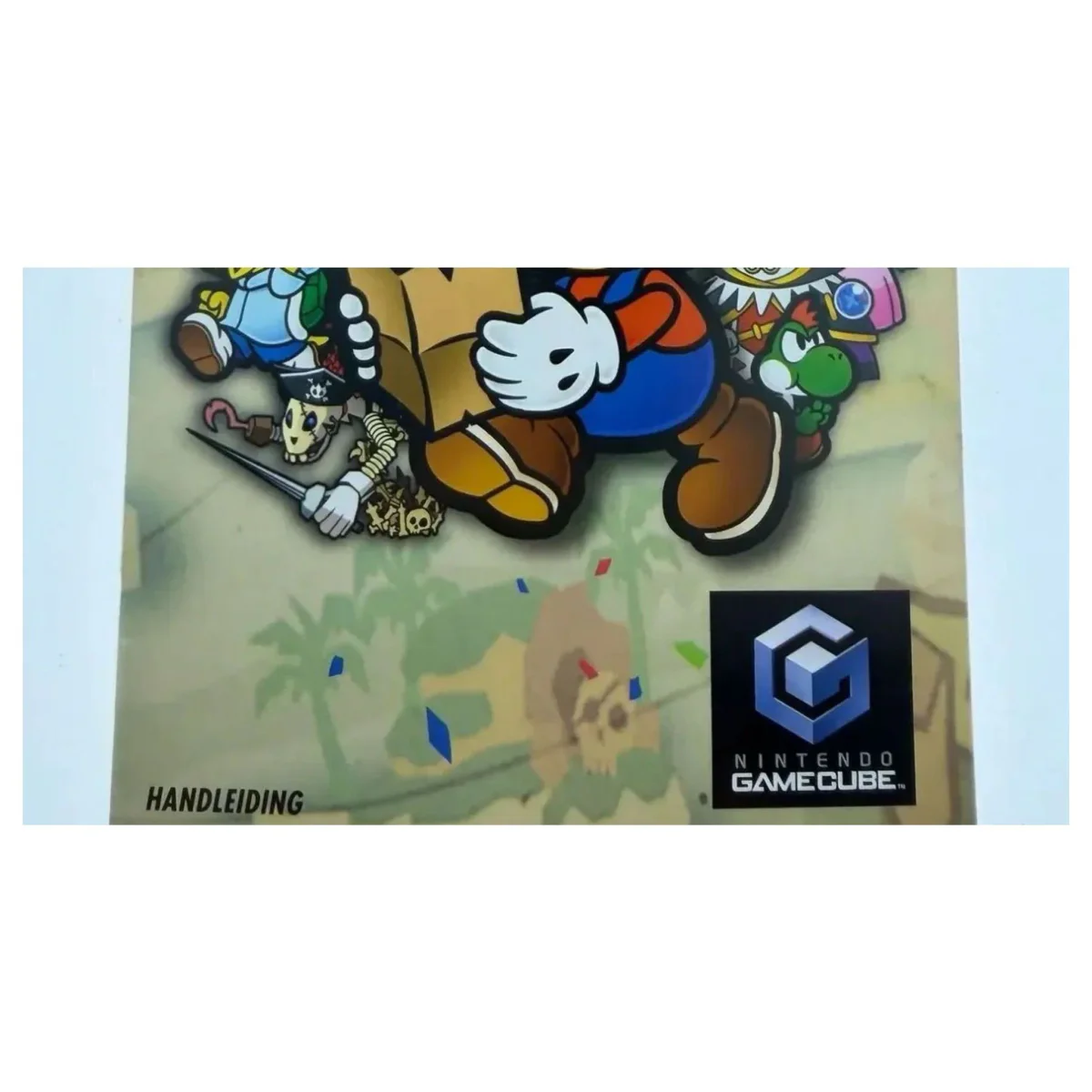 Paper Mario: The Thousand-Year Door — originele handleiding GameCube Binnenkant — Met handleiding