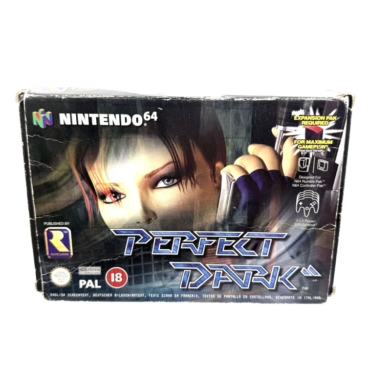 Perfect Dark (Nintendo 64) Game in doos — Slechte staat — origineel kopen bij Gameshop Enter