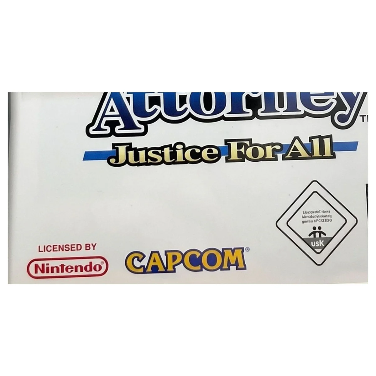 Phoenix Wright: Ace Attorney - Justice for All Nintendo DS Binnenkant — Game in doos