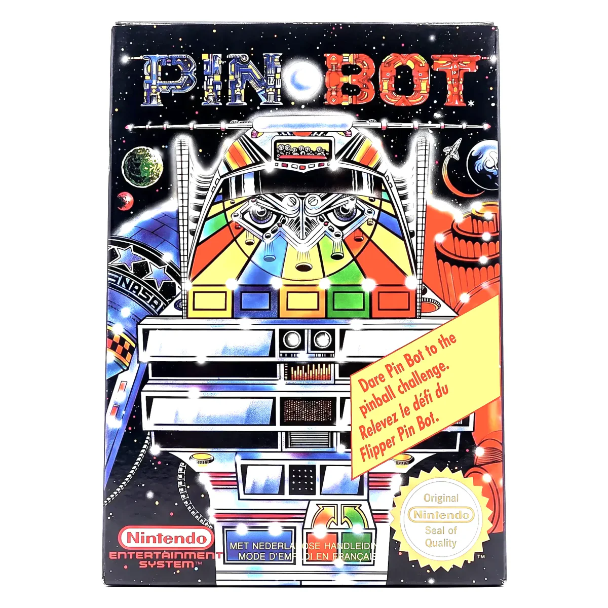 Pin Bot (NES) — Hra v originální krabici s návodem