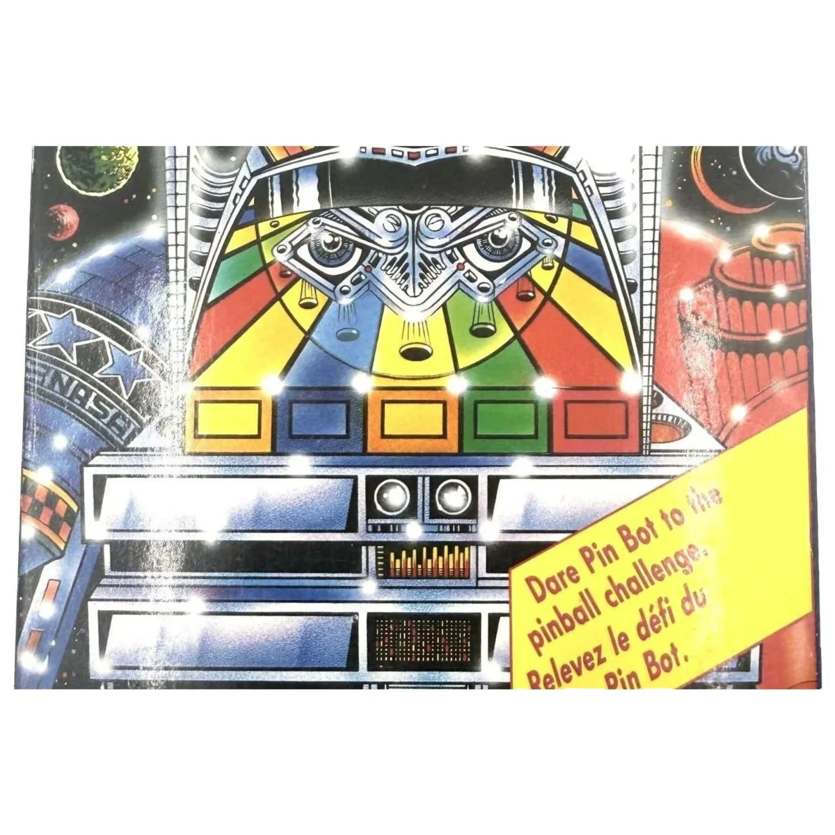 Pin Bot NES Label — Game in doos met handleiding