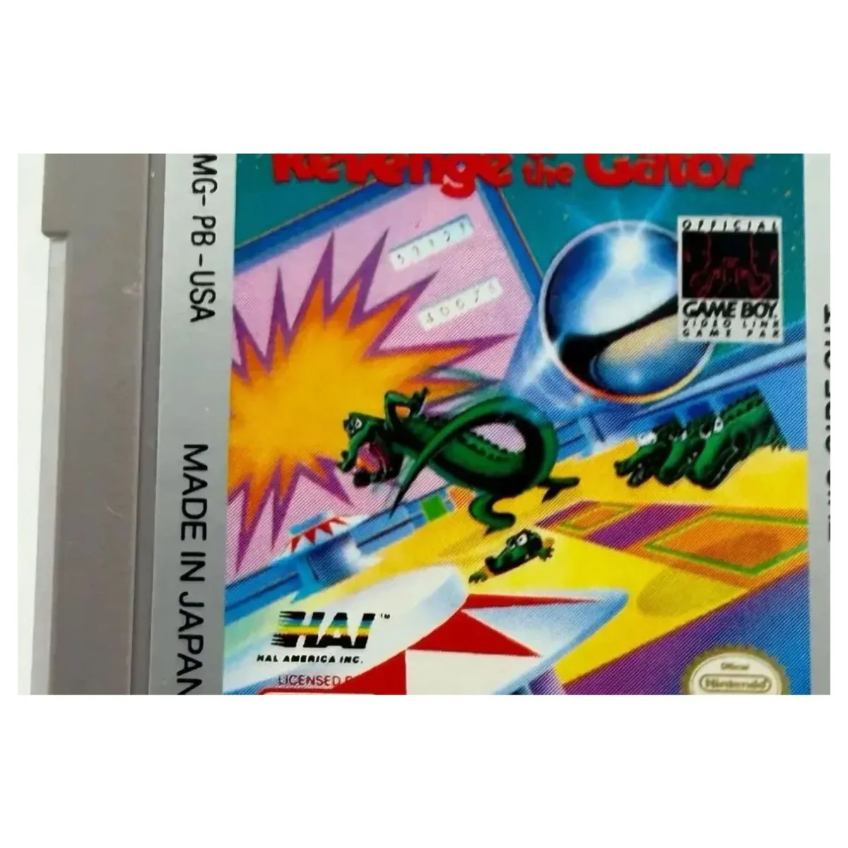 Pinball: Revenge of the Gator Game Boy / Color Label — Losse cartridge