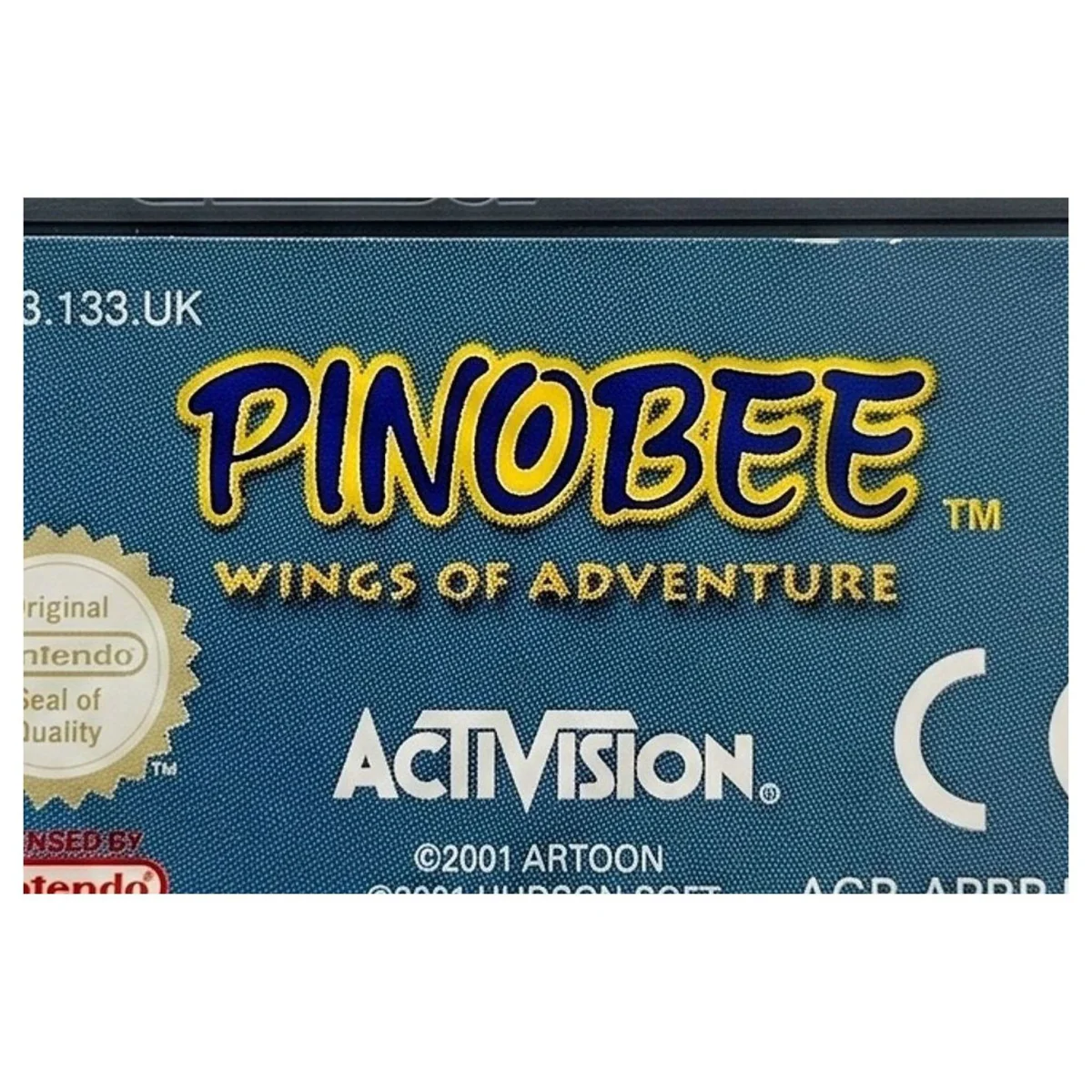 Pinobee: Wings of Adventure Game Boy Advance Label — Losse cartridge