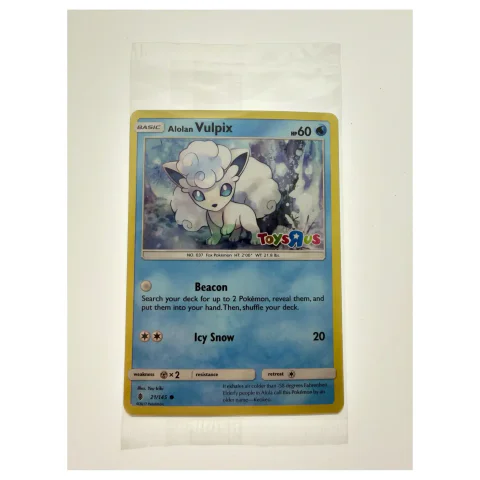 Pokemon Alolan Vulpix — 21/145 (Toys R Us Promo) (Pokemon Kaarten) — Losse kaart — origineel tweedehands kopen bij Gameshop Enter