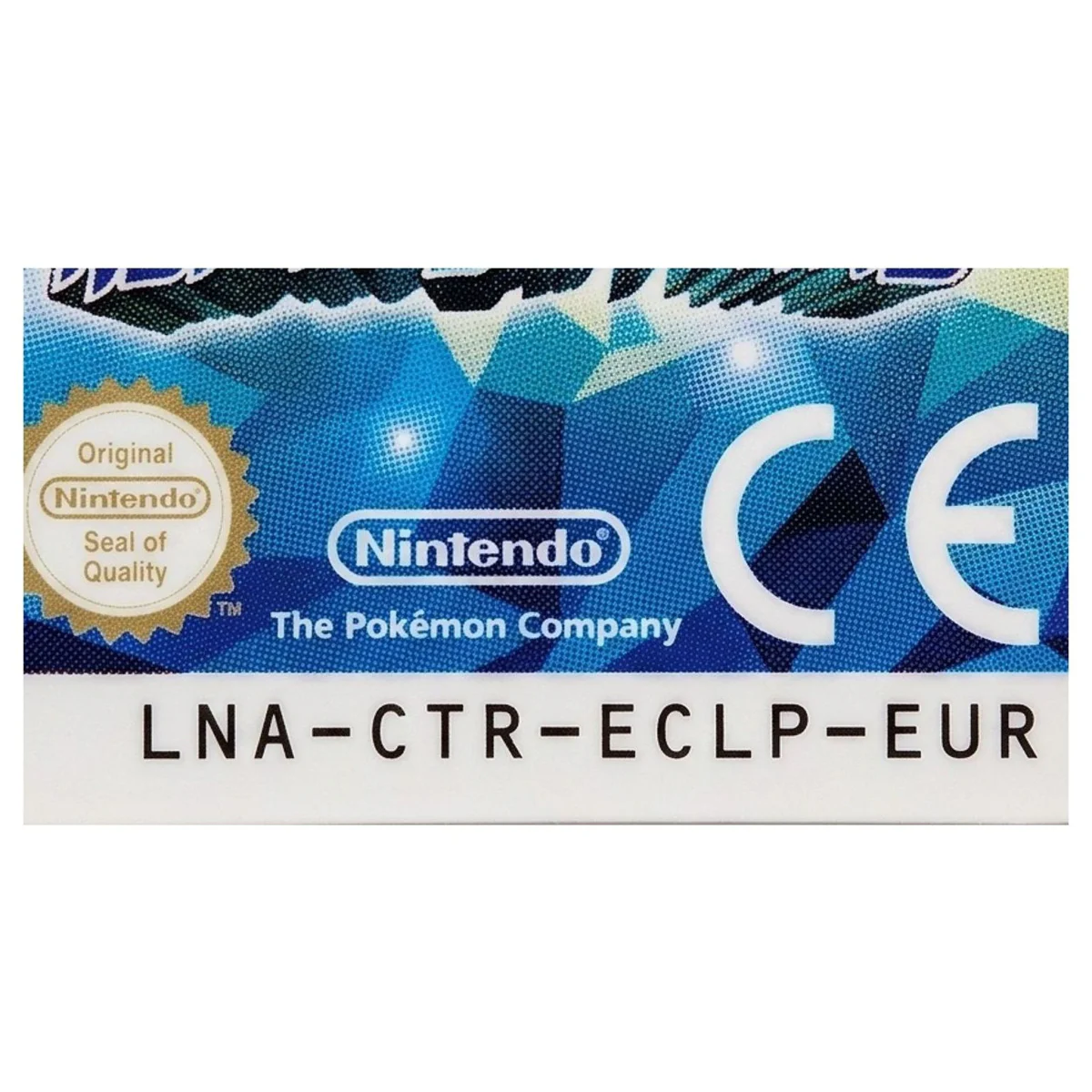 Pokemon Alpha Sapphire Nintendo 3DS Binnenkant — Losse cartridge