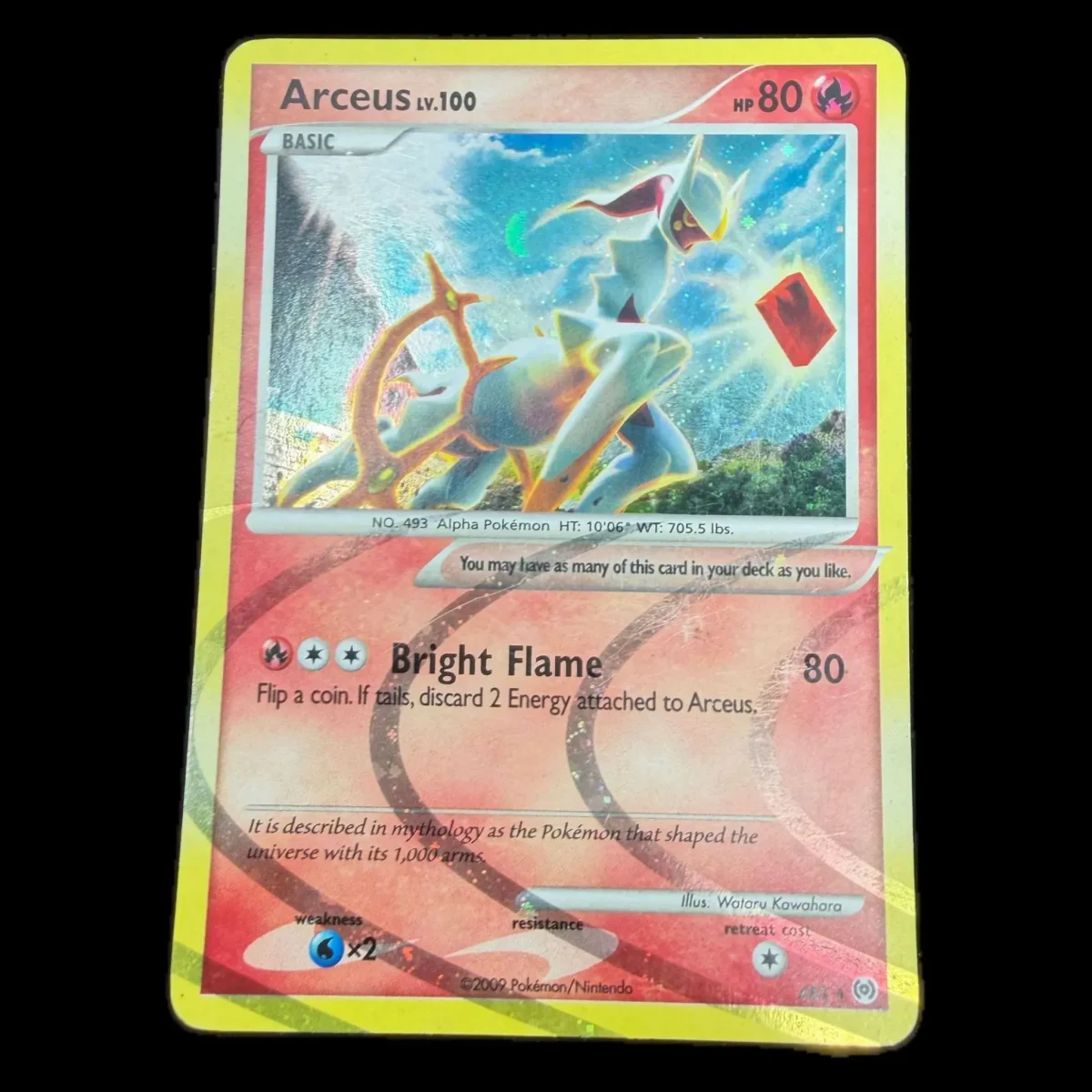 Pokemon Arceus LV.100 (Fire) — Arceus AR3 (Pokemon Kaarten) — Enkelt kort