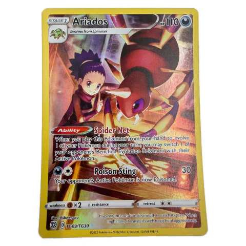 Pokemon Ariados — Brilliant Stars Trainer Gallery TG09/TG30 — Karty Pokémon