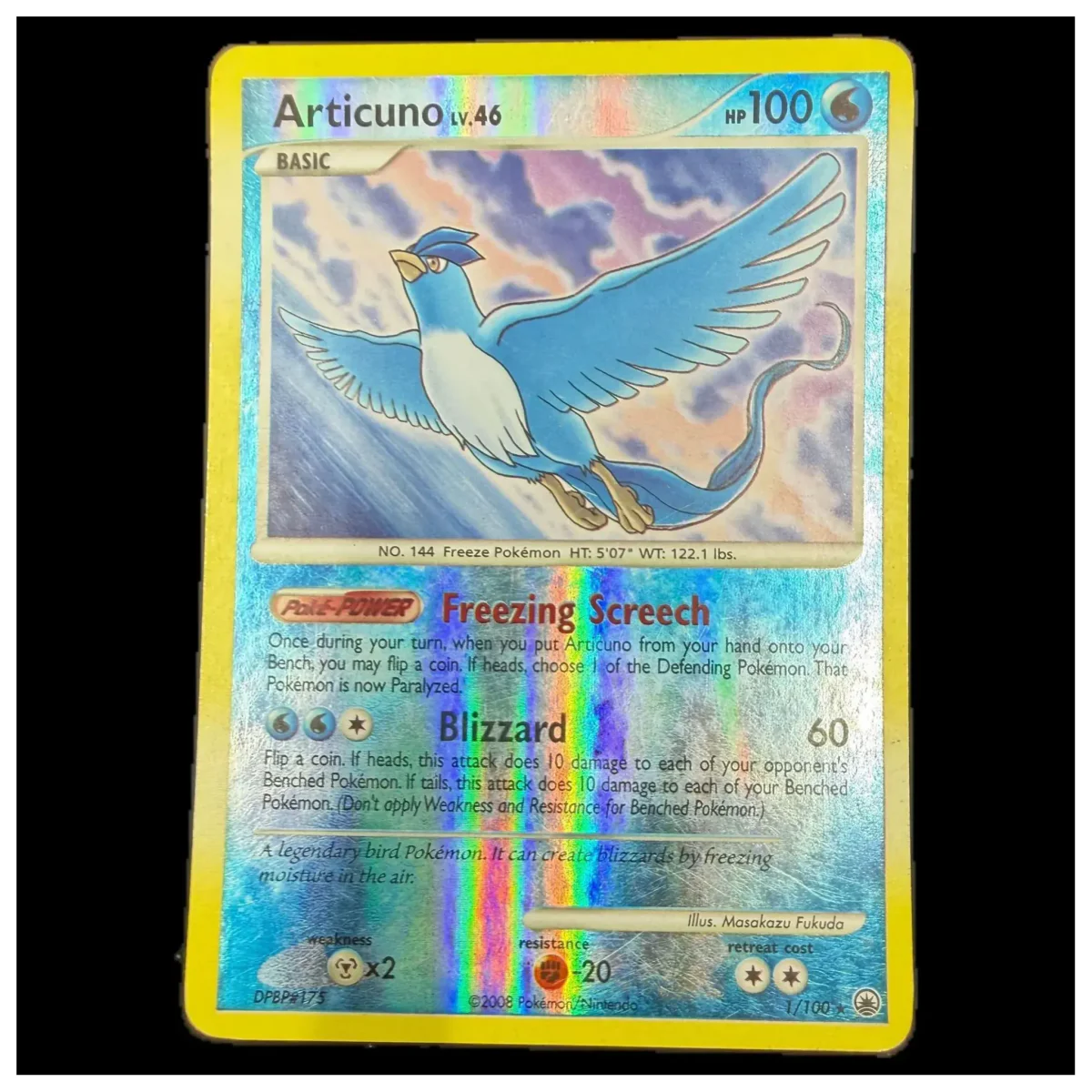 Pokemon Articuno Reverse Holo — Majestic Dawn 1/100 (Pokemon Kaarten) — Jednotlivá karta