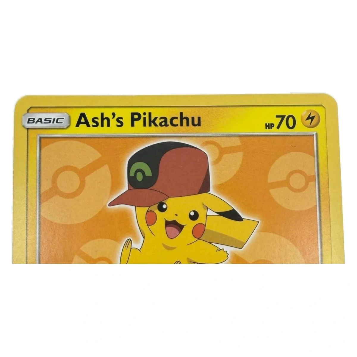 Pokemon Ash's Pikachu — SM Black Star Promo SM110 (Pokemon Kaarten) — Detailfoto 1
