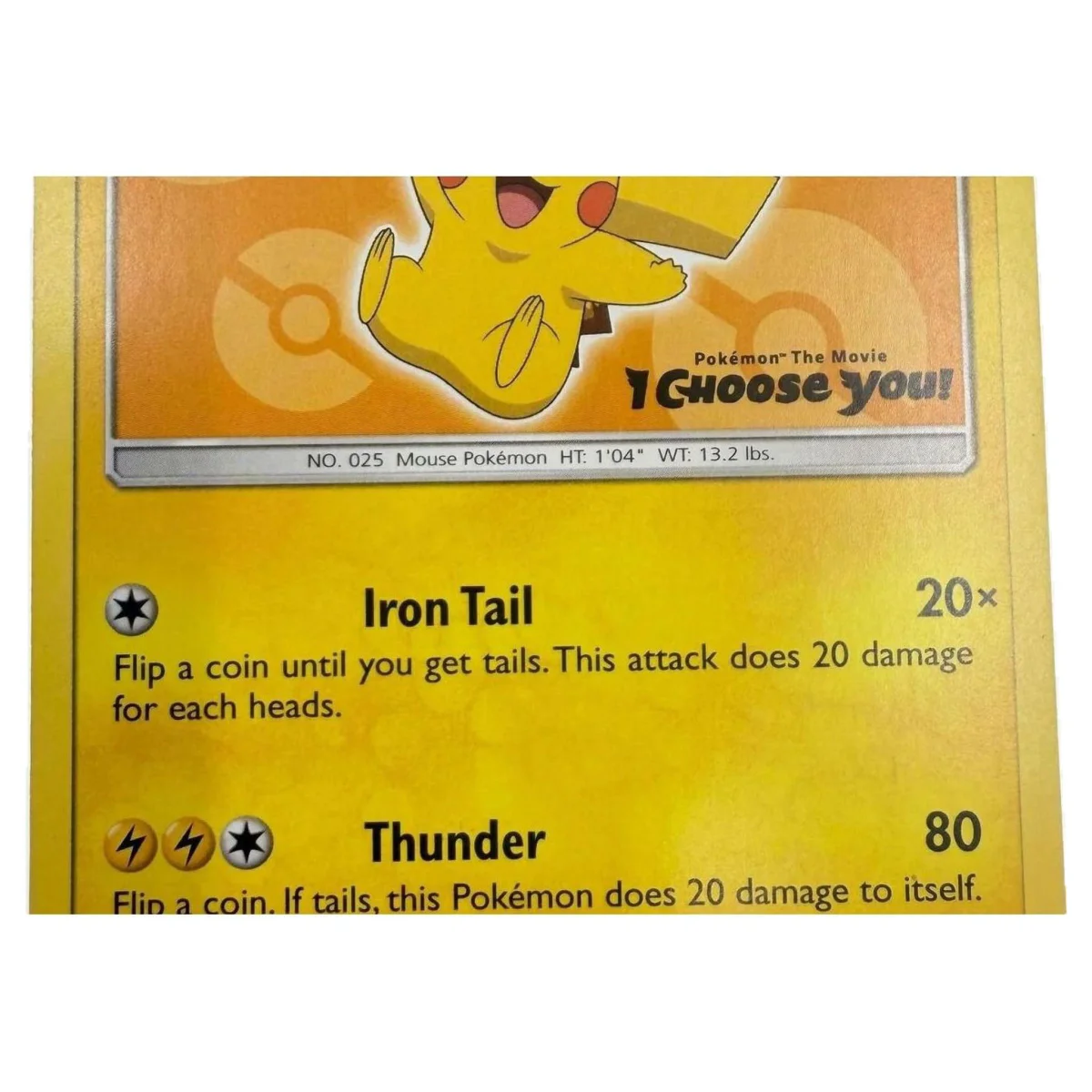 Pokemon Ash's Pikachu — SM Black Star Promo SM110 (Pokemon Kaarten) — Detailfoto 2