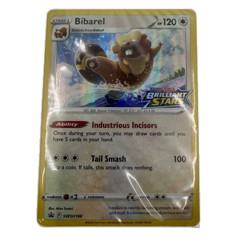 Pokemon Bibarel Prerelease Promo — SWSH Black Star Promo SWSH188 (sealed) (Pokemon Kaarten) Sealed — origineel kopen bij Gameshop Enter