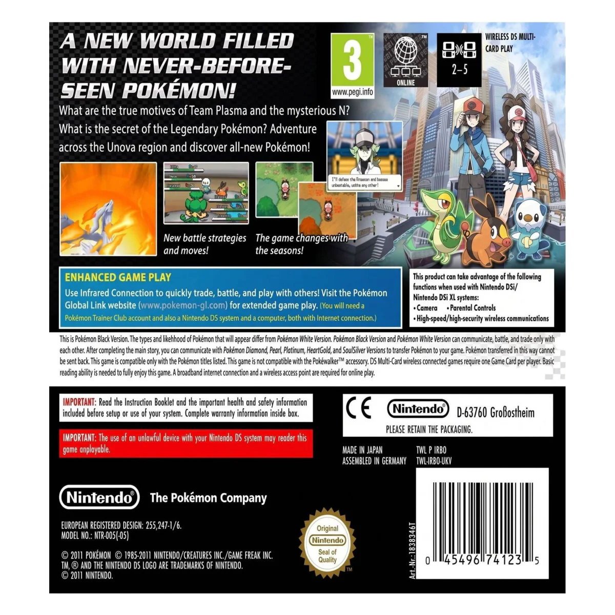 Pokemon Black (Nintendo DS) — aizmugure