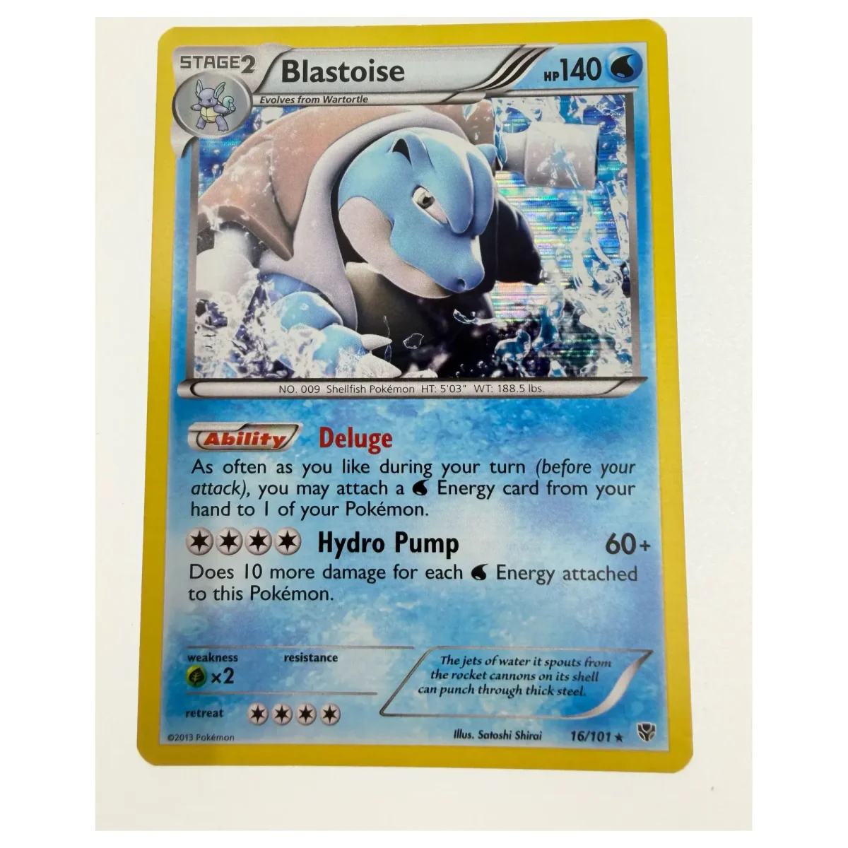 Pokemon Blastoise Holo — Boundaries Crossed 16/101 (Pokemon Kaarten) — Carte à l’unité