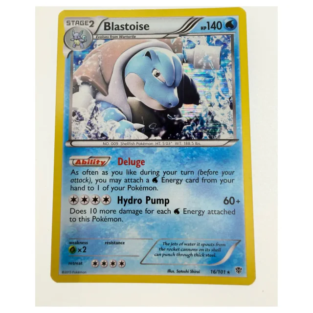 Pokemon Blastoise Holo — Boundaries Crossed 16/101 — Pokemon Kaarten