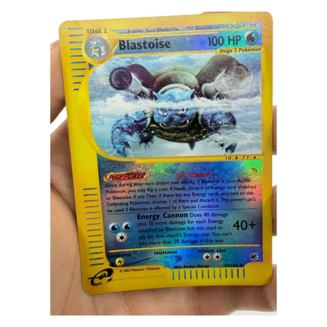 Pokemon Blastoise Reverse Holo — Expedition 37/165 — Pokemon Kaarten