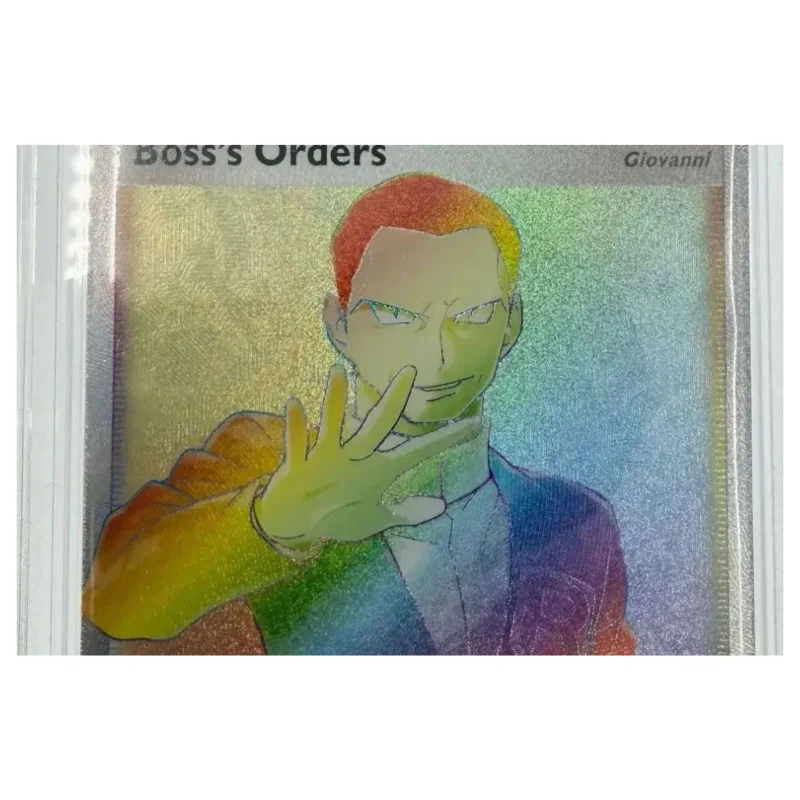 Pokemon Boss's Orders (Giovanni) Rainbow Rare — Rebel Clash 200/192 (Graded AP 8.5) (Pokemon Kaarten) — photo détaillée 2