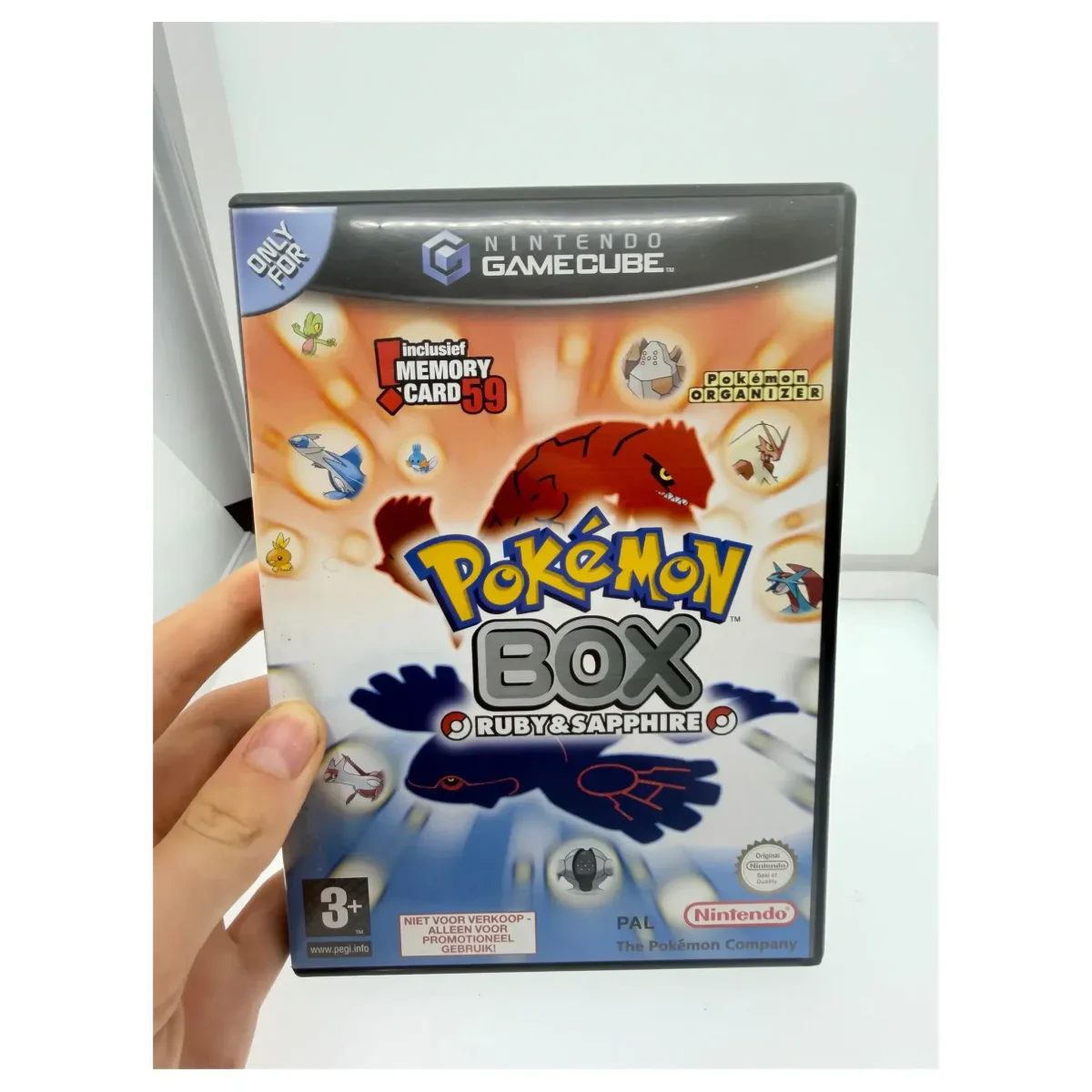 Pokemon Box: Ruby & Sapphire GameCube Voorkant — Game in doos