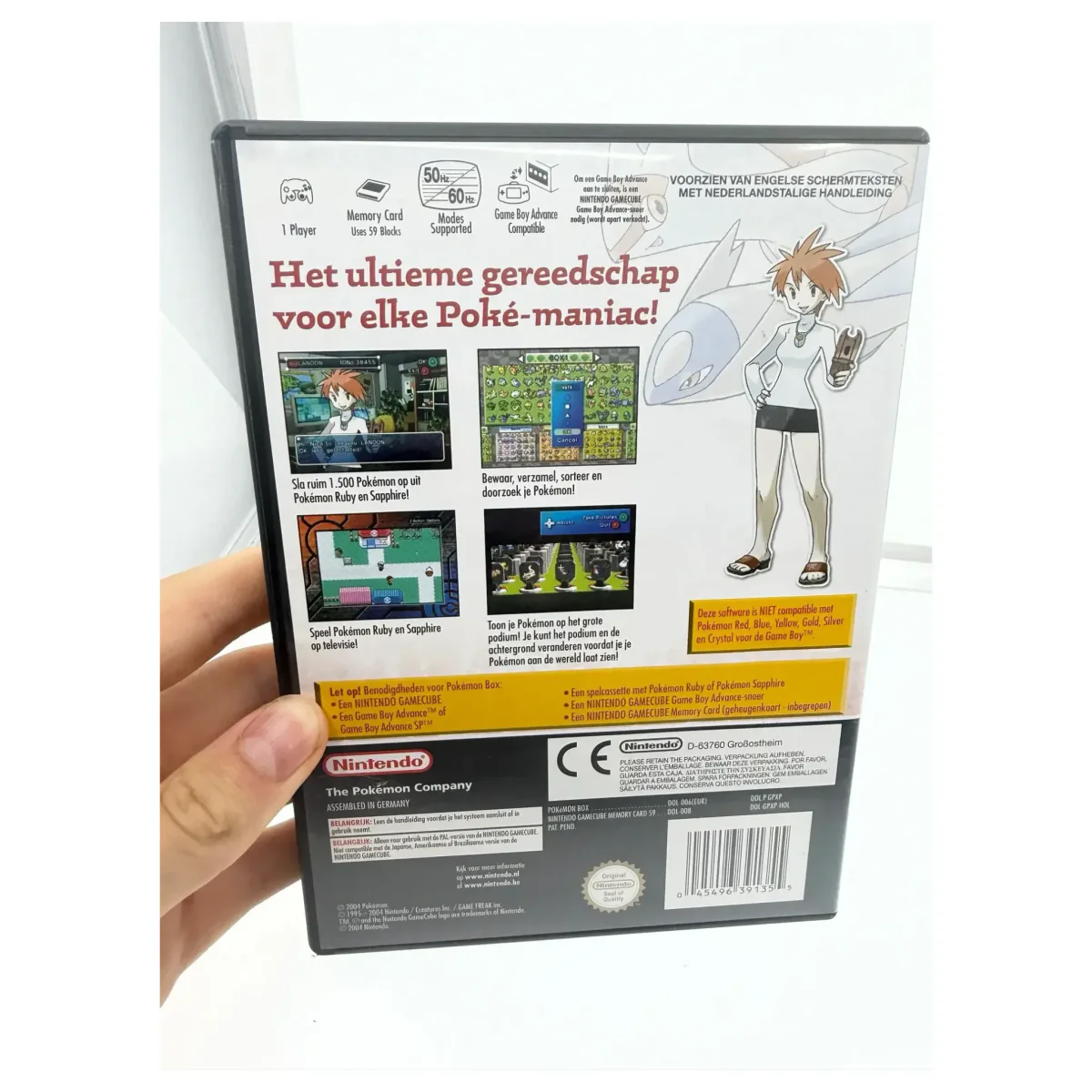 Pokemon Box: Ruby & Sapphire (GameCube) — tył opakowania