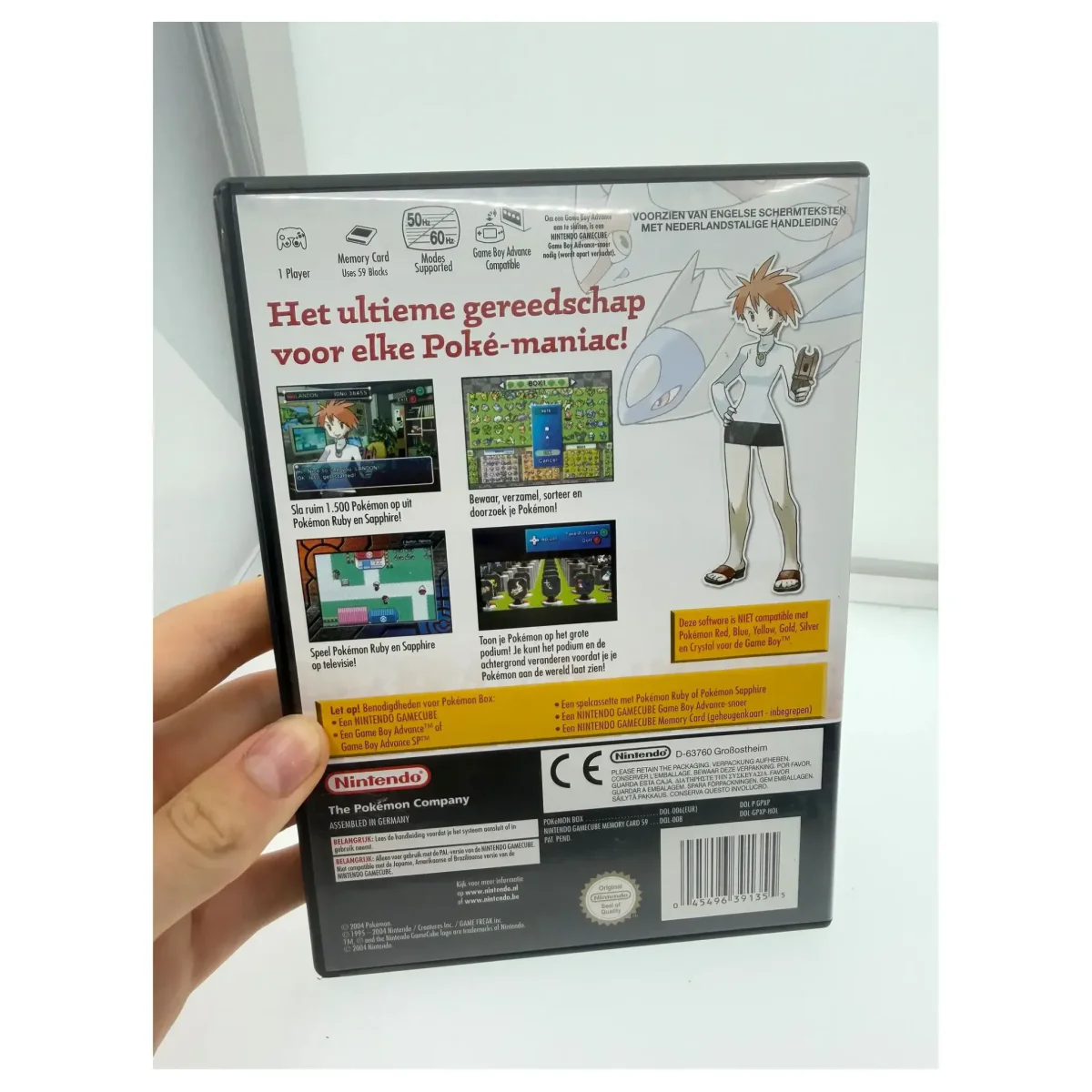Pokemon Box: Ruby & Sapphire GameCube Doos — Game in doos