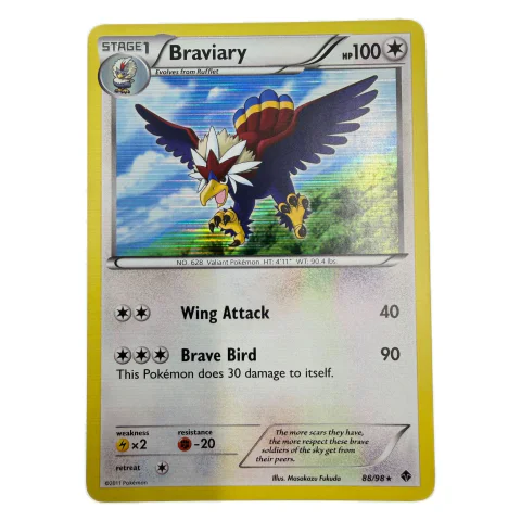 Pokemon Braviary Holo — Emerging Powers 88/98 — Pokémon-kort