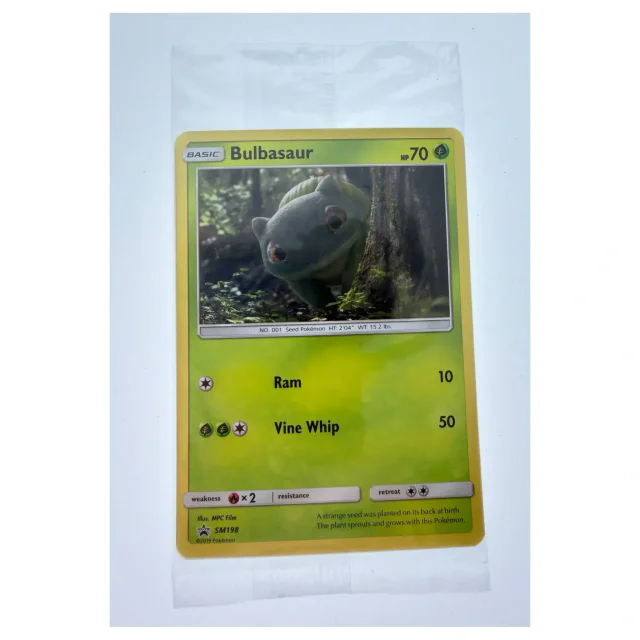 Pokemon Bulbasaur — SM198 (Detective Pikachu) — Pokemon Kaarten