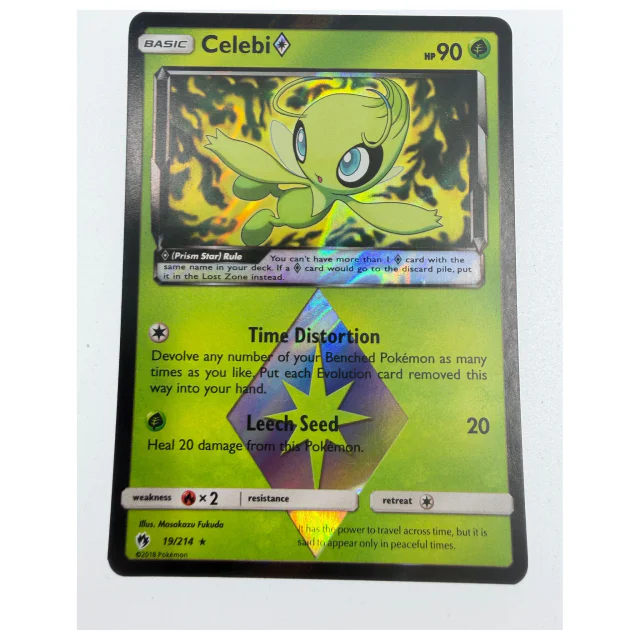 Pokemon Celebi Prism Star — Lost Thunder 19/214 — Pokemon Kaarten