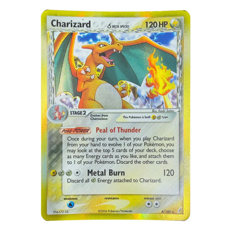 Pokemon Charizard Delta Species Holo — EX Crystal Guardians 4/100 (Pokemon Kaarten) Losse kaart — origineel kopen bij Gameshop Enter