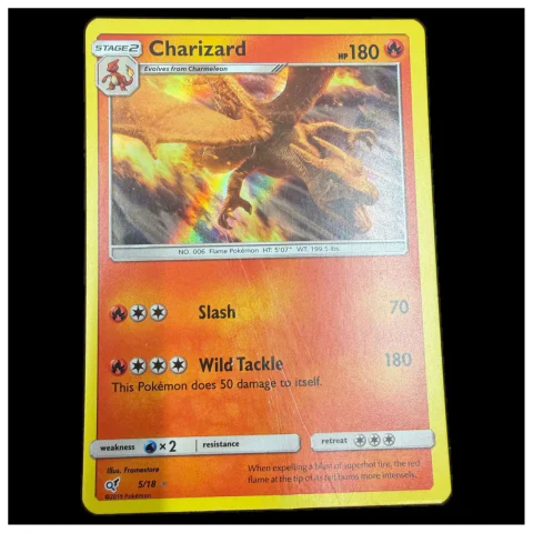 Pokemon Charizard Holo — Detective Pikachu 5/18 — Pokémon-Karten