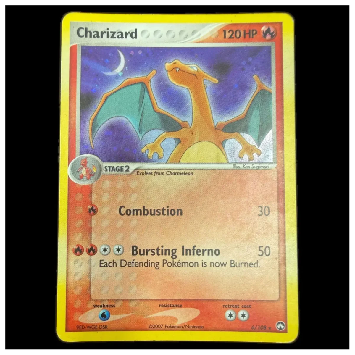 Pokemon Charizard Holo — EX Power Keepers 6/108 (Pokemon Kaarten) — detaljefoto 1