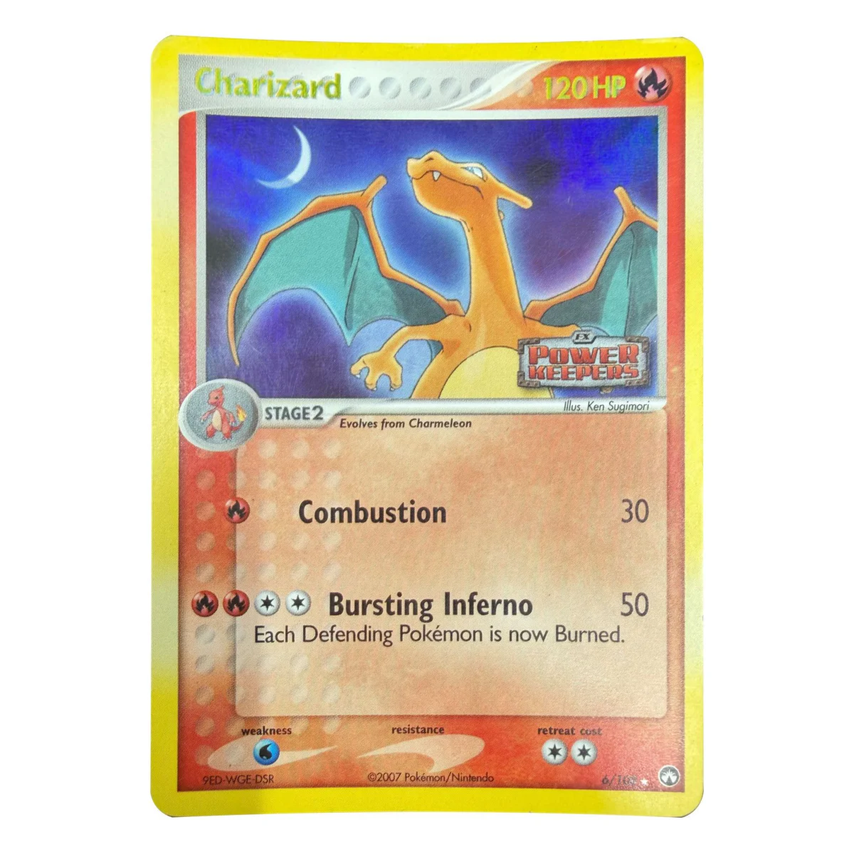 Pokemon Charizard Reverse Holo (Stamped) — EX Power Keepers 6/108 (Pokemon Kaarten) — detailní fotografie 1