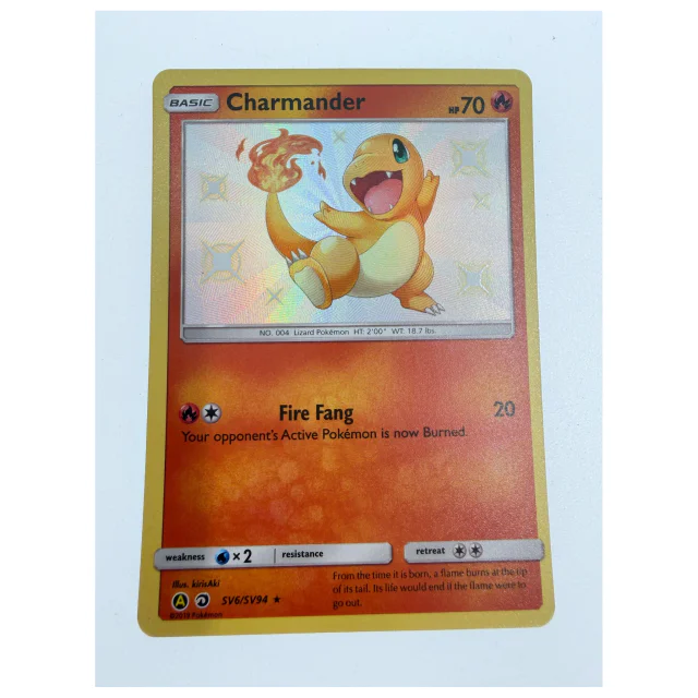 Pokemon Charmander — Hidden Fates Shiny Vault SV6/SV94 — Pokemon Kaarten