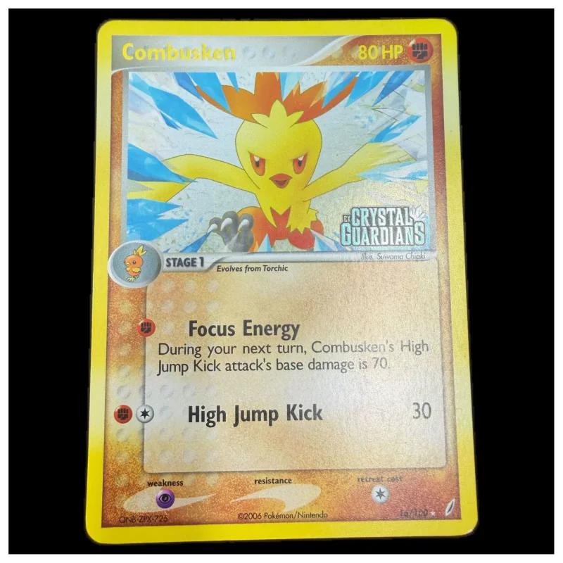 Pokemon Combusken Reverse Holo (Stamped) — EX Crystal Guardians 16/100 (Pokemon Kaarten) Losse kaart — origineel kopen bij Gameshop Enter