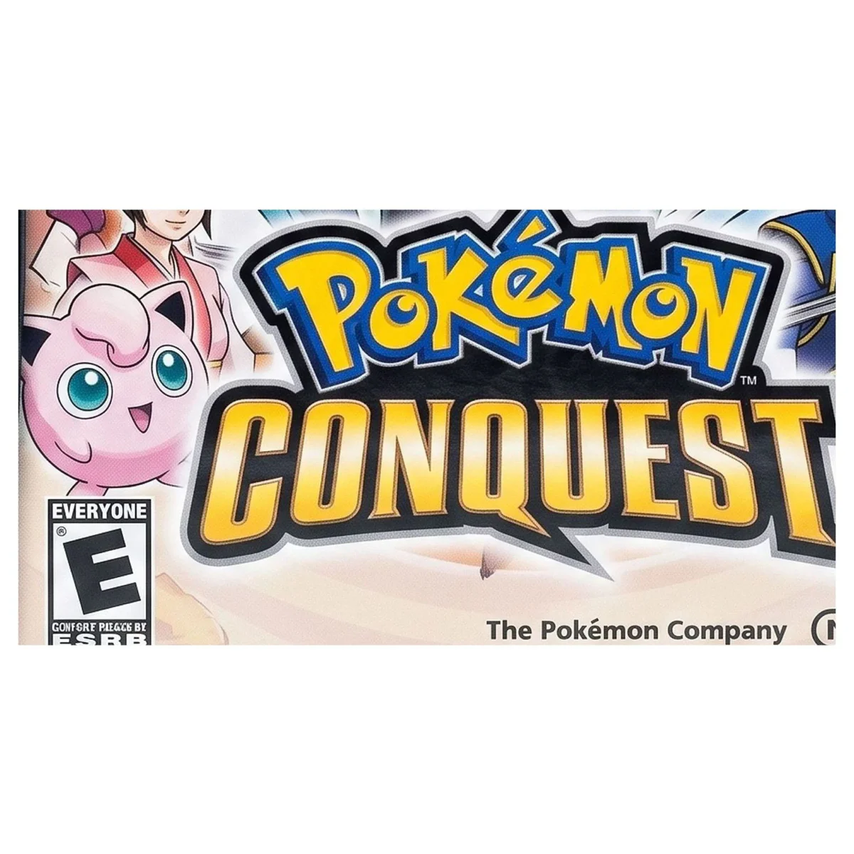 Pokemon Conquest (USA) Nintendo DS Binnenkant — Game in doos