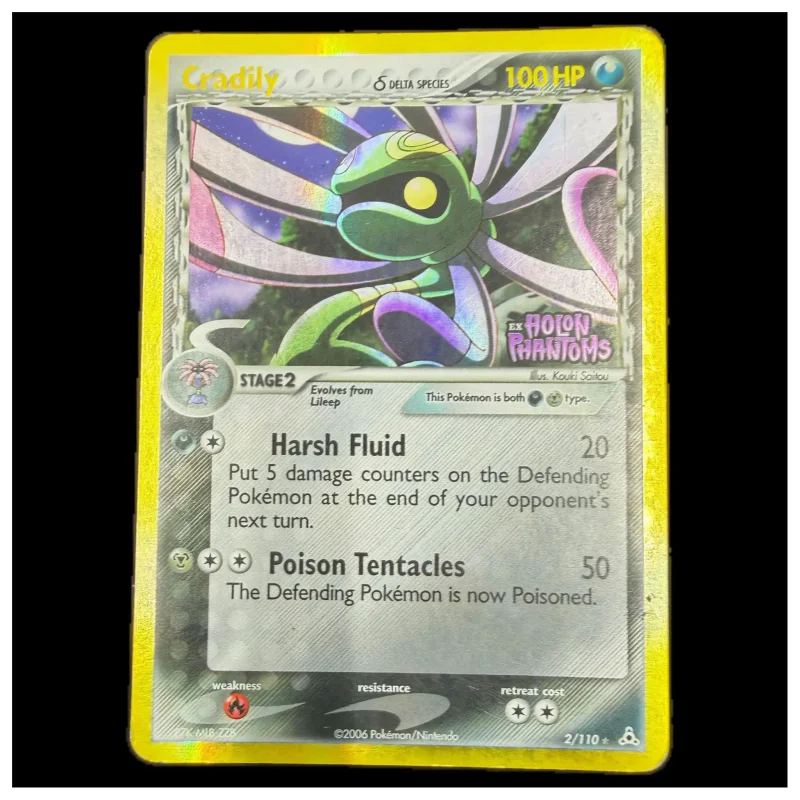 Pokemon Cradily Delta Species Reverse Holo (Stamped) — EX Holon Phantoms 2/110 (Pokemon Kaarten) Losse kaart — origineel kopen bij Gameshop Enter