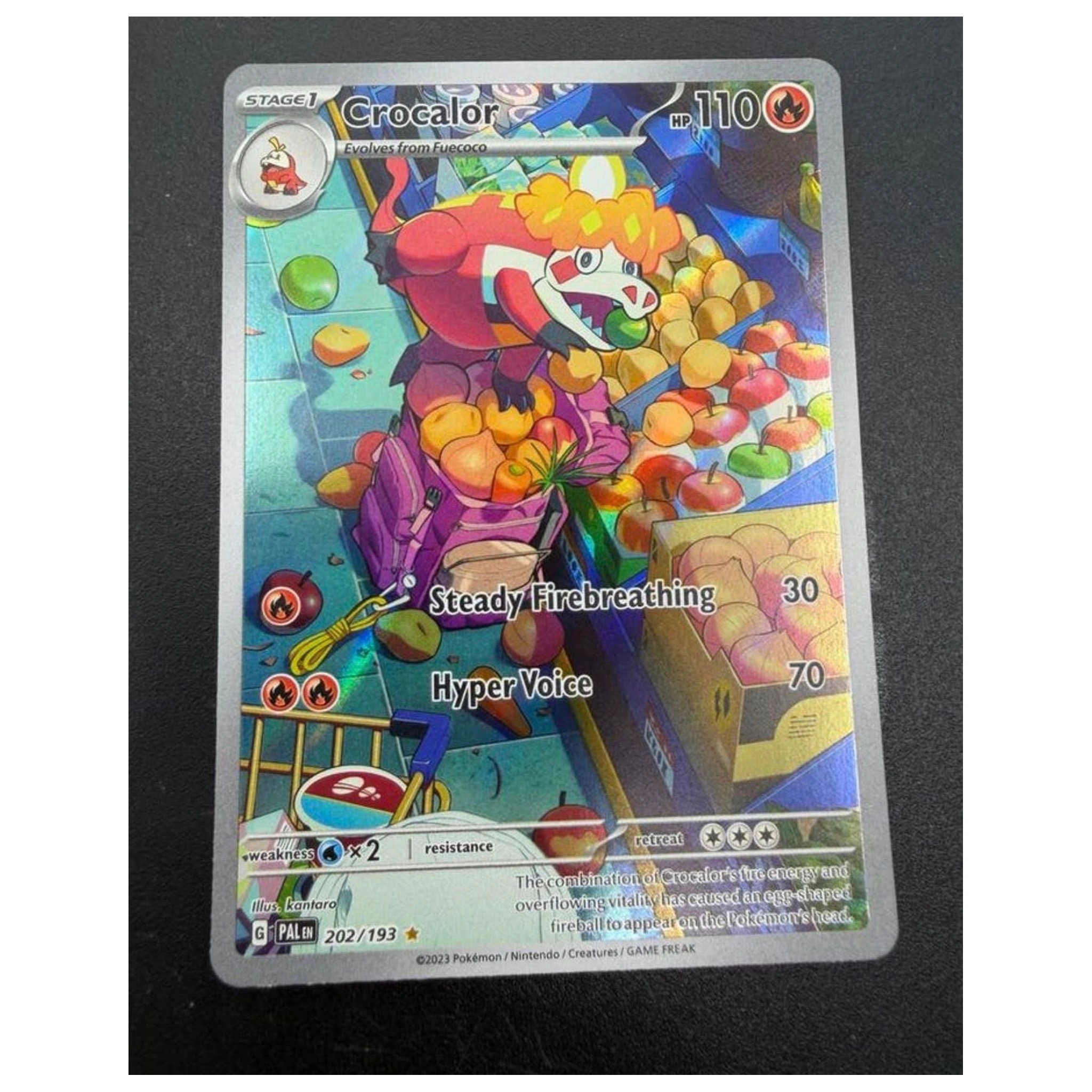 Pokemon Crocalor 202/193 Illustration Rare (Paldea Evolved) (Pokemon Kaarten) Losse kaart — Near Mint staat — origineel kopen bij Gameshop Enter