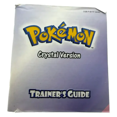 Pokemon Crystal — officiële Trainer's Guide — Game Boy / Color