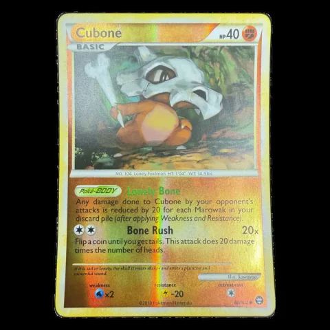 Pokemon Cubone Reverse Holo — Triumphant 60/102 — Pokémon-Karten