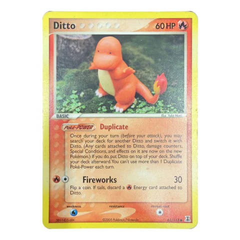 Pokemon Ditto (Charmander) — EX Delta Species 61/113 — Pokémon-Karten