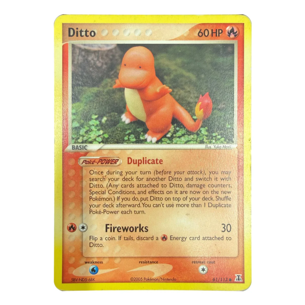 Pokemon Ditto (Charmander) — EX Delta Species 61/113 (Pokemon Kaarten) — zdjęcie szczegółowe 1