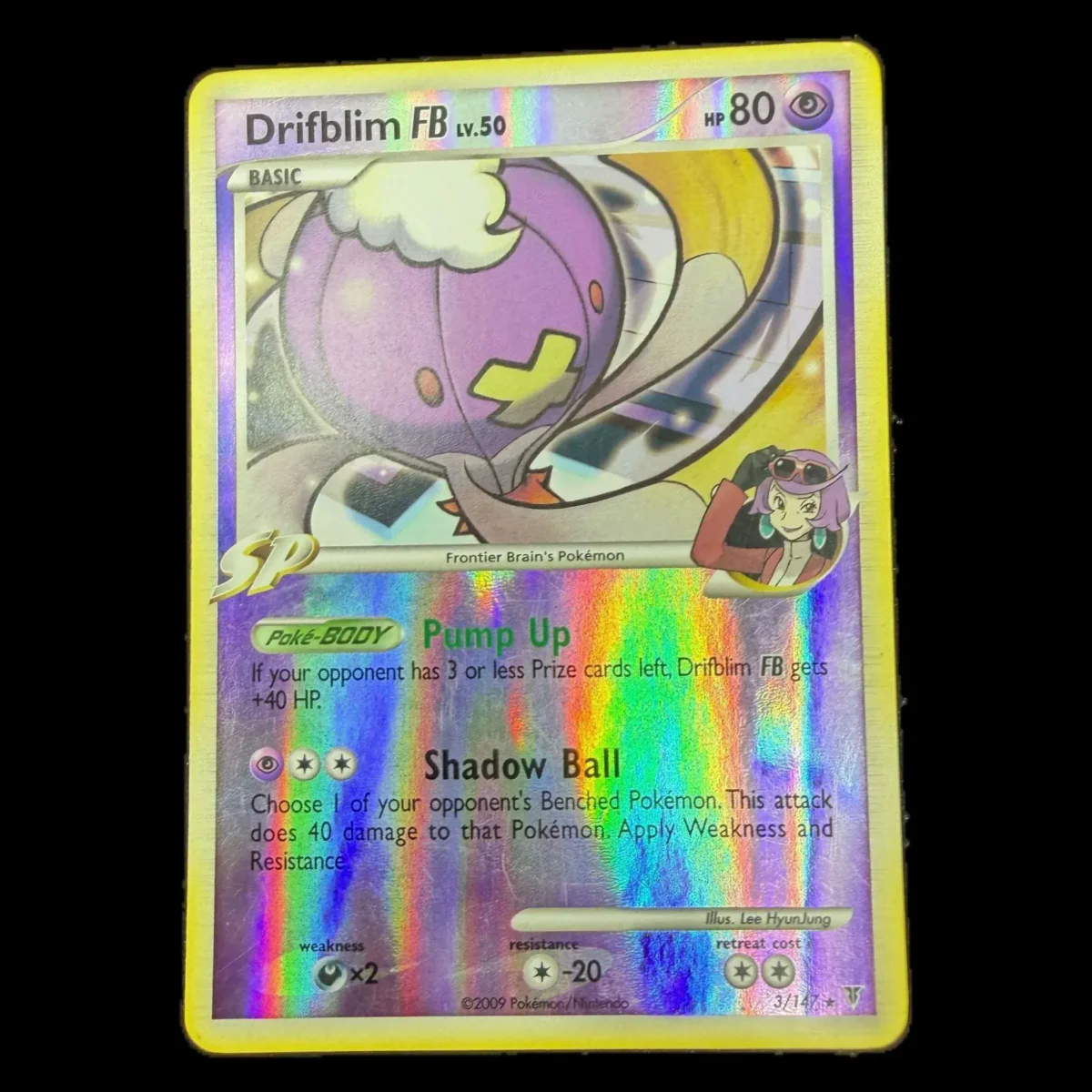 Pokemon Drifblim FB Reverse Holo — Supreme Victors 3/147 (Pokemon Kaarten) — Jednotlivá karta