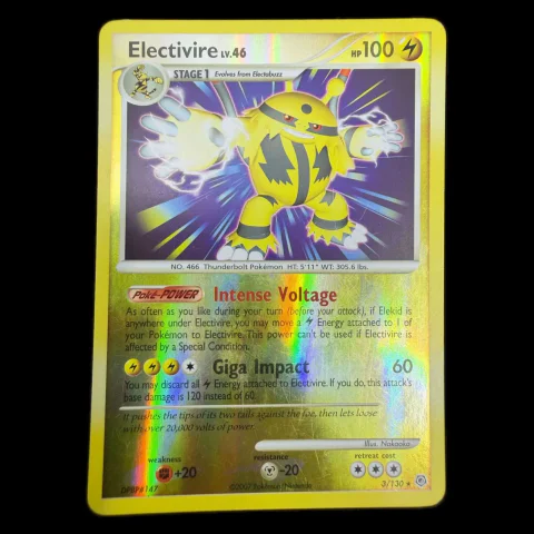 Pokemon Electivire Reverse Holo — Diamond & Pearl 3/130 — Pokémon-Karten
