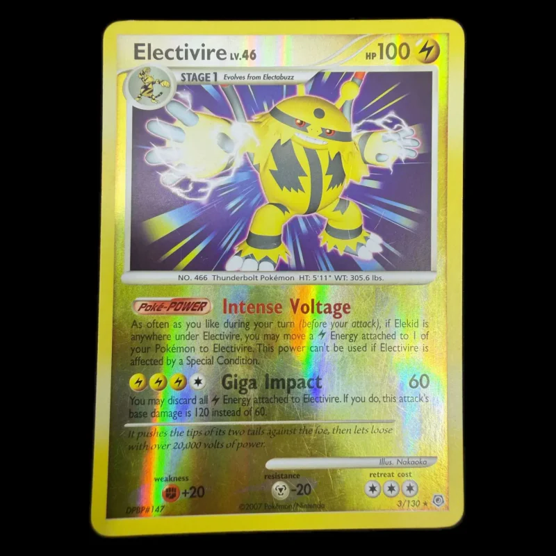 Pokemon Electivire Reverse Holo — Diamond & Pearl 3/130 (Pokemon Kaarten) Losse kaart — origineel kopen bij Gameshop Enter