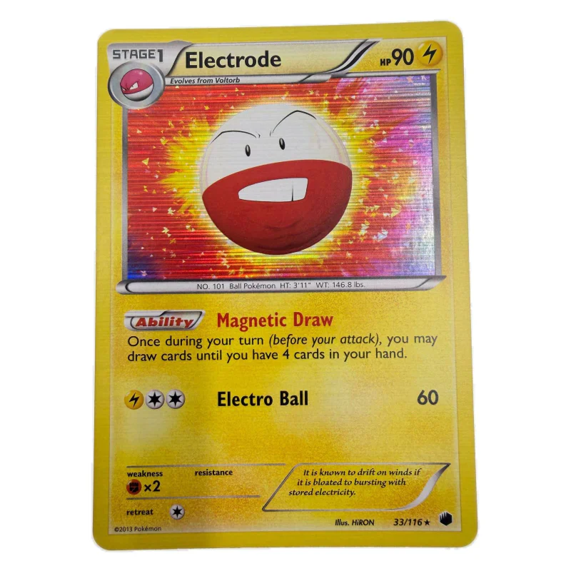 Pokemon Electrode Holo — Plasma Freeze 33/116 (Pokemon Kaarten) Losse kaart — origineel kopen bij Gameshop Enter