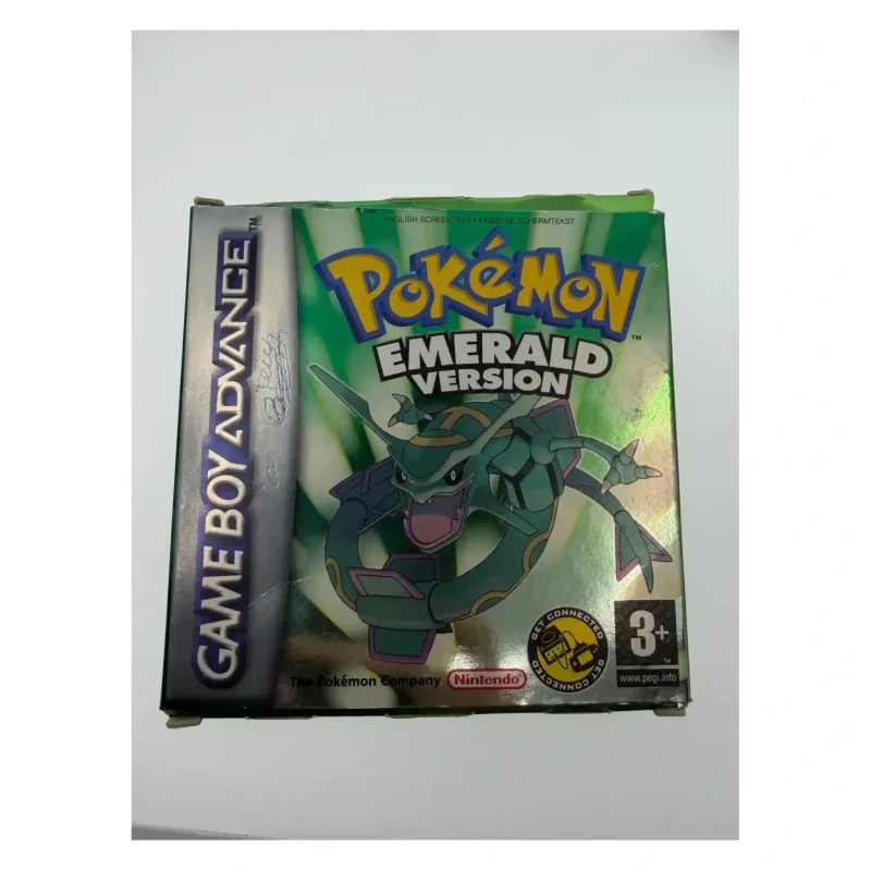 Pokemon Emerald (Game Boy Advance) Game in doos met handleiding — Redelijke staat — origineel kopen bij Gameshop Enter