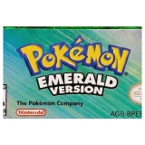 Pokemon Emerald Game Boy Advance Label — Losse cartridge
