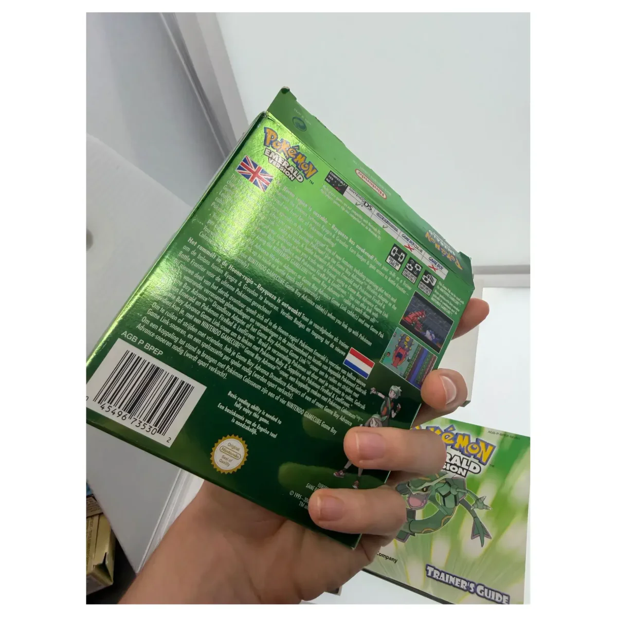 Pokemon Emerald Game Boy Advance Label — Game in doos