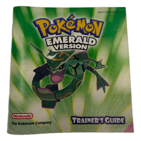 Pokemon Emerald — Official Trainer's Guide — Game Boy Advance