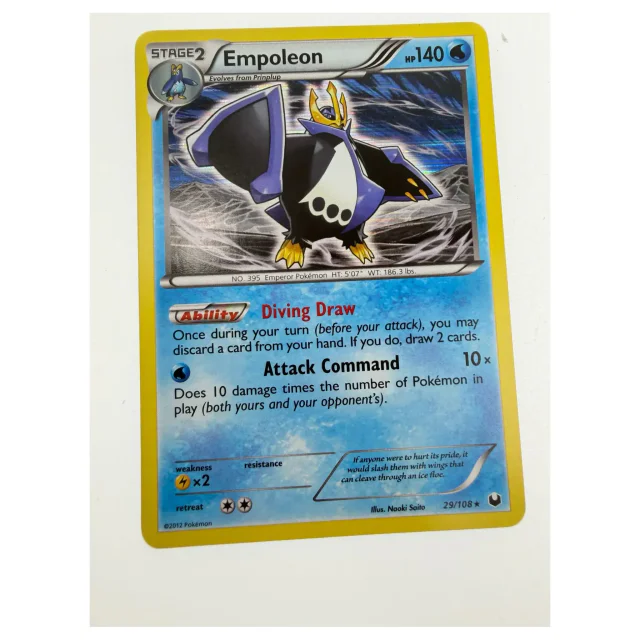 Pokemon Empoleon — Dark Explorers 29/108 — Pokemon Kaarten