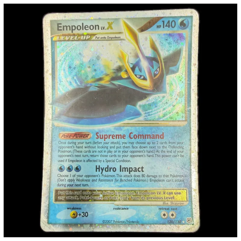 Pokemon Empoleon LV.X — Diamond & Pearl 120/130 (Pokemon Kaarten) Losse kaart — origineel kopen bij Gameshop Enter